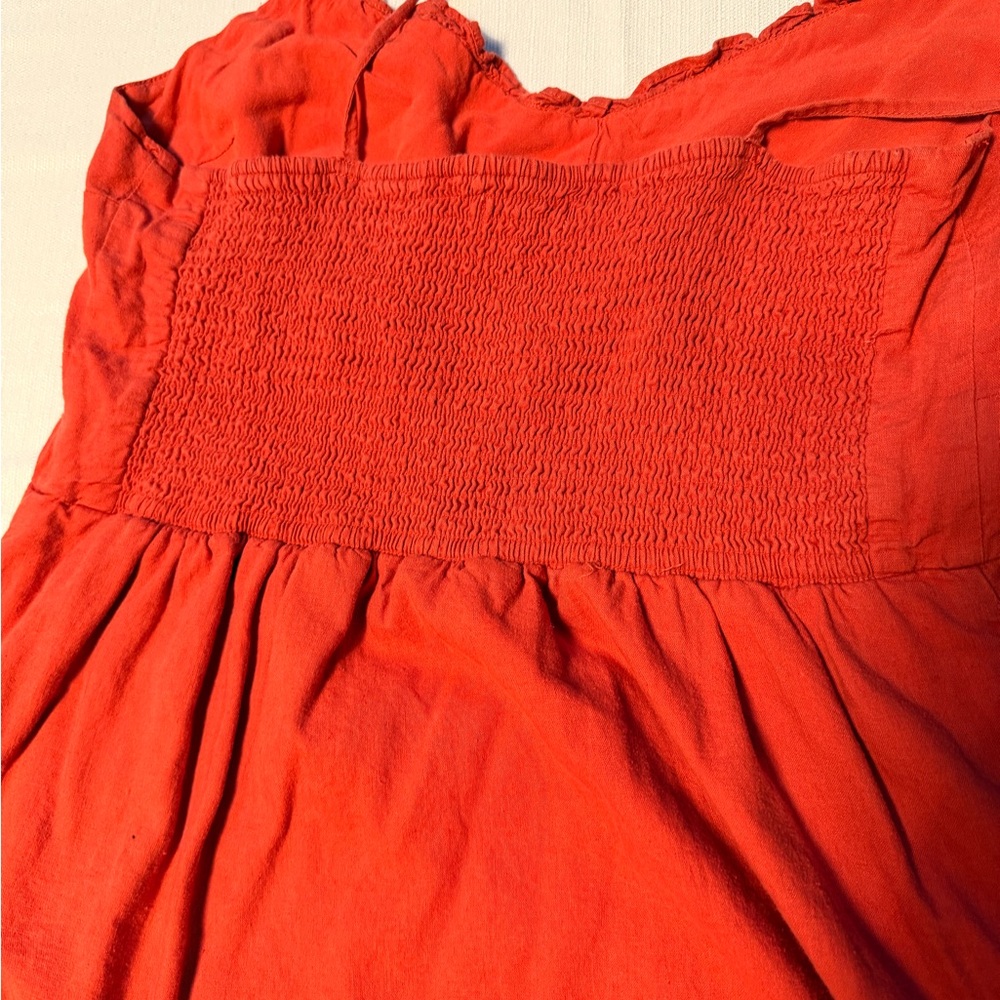 Abercrombie & Fitch Vibrant Red Textured Dress - Picture 5 of 9